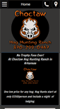 Mobile Screenshot of choctawhoghuntingranch.com